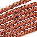 Real Copperplated 3.5-mm Heishe Spacer Beads (16-inch Strand)