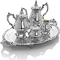 Wallace Grande Baroque 5-piece Tea Set