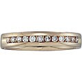 14k Yellow Gold 1/4ct Round-cut Diamond Wedding Band (H-I, I1)
