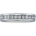 14k White Gold 1/2ct TDW Diamond Band (H-I, I1)