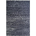 Hand-woven Casual Maroon/ Blue Rug (4' x 6')