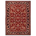 Hand-tufted Dhana Red Persian Wool Rug (5' x 8')