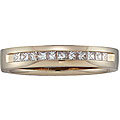 14k Yellow Gold 1/4ct TDW Princess-cut Diamond Band (H-I, I1)