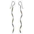 Sterling Silver 'Swirling Waterfalls' Earrings (Indonesia)