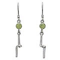 Sterling Silver and Peridot 'Firefly' Earrings (Indonesia)