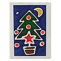 Set of 8 'Ornament Tree' Greeting Cards (Thailand)