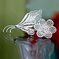 Sterling Silver 'Silver Allamanda' Brooch (Indonesia)