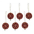 Set of 6 'Global Celebration' Beaded Ornaments (Thailand)