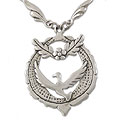 'Peaceful Dove, Crowned with Olive Branches' Necklace (Mexico)