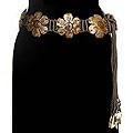 'Cocoa Blossom' Coconut Shell Belt (Thailand)