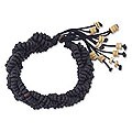 Coconut Shell 'Black Forest Braid' Bracelet (Thailand)