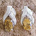 Citrine 'Golden Dew' Earrings (India)
