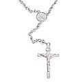 Sterling Silver 'Celestial Peace' Rosary Necklace (Peru)