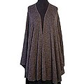 Alpaca Wool 'Brown Tweed' Wrap (Peru)