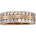 14k Yellow Gold 1ct TDW Diamond Band (H-I, I1)