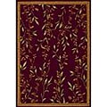 Bellaire Red Woven Floor Rug (1'7 x 2'5)