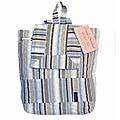 American Mills Quilted Striped Backpack