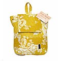 American Mills Quilted Gold Floral Backback