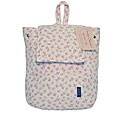 American Mills Quilted Pink Floral Backpack
