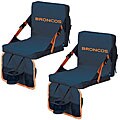 Denver Broncos Stadium Seats (Set of 2)
