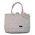 American Mills Quilted Pink Floral Small Tote