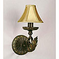 Cashmere-finished Golden Maize Shade Wall Sconce