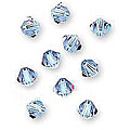 Alexandrite Austrian Crystal 4mm Bicone Beads (50)