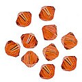Hyacinth Austrian Crystal 4-mm Bicone Beads (Case of 50)