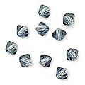 Indian Sapphire Austrian Crystal 4 mm Bicone Beads (Case of 50)