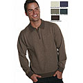 Oggi Moda Zip-front Cashmere Sweater Polo