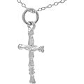 Sterling Silver Religious Cross Necklace