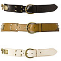 Linea Pelle Women's Facet Chain Link Hip Belt