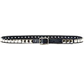 Linea Pelle Women's Flat Square Stud Hip Belt