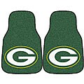 Green Bay Packers 2-piece Car Mat Set
