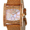 Invicta Diamond Light Brown Stingray Skin Watch