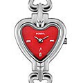 Fossil Women's Heart-shaped Dial Watch