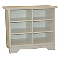 Full Mini-cubby White Bench