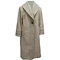Komitor Plus Size Long Fleece Coat