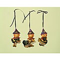 Pumpkin Girls Ornament (Set of 3)