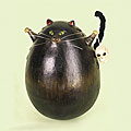 Black Cat Roly Poly Decoration