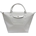 Longchamp Planetes Leather Accent Medium Bag