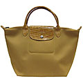 Longchamp Planetes Crocodile Accent Medium Bag