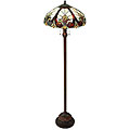 Victorian Floor Lamp with Bronze Base