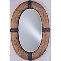 Bombay Collection Wicker-frame Mirror