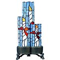 Tiffany-style Blue Unity Candle Lamp