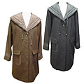 Komitor Women's Plus Size Wool Coat