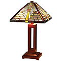 Tiffany-style Mission Table Lamp