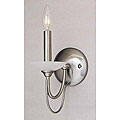 Brushed Steel 1-light Wall Sconce
