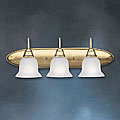 Polished Brass 3-light Bath Sconce