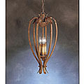 Seine Crackle Finish 3-light Pendant